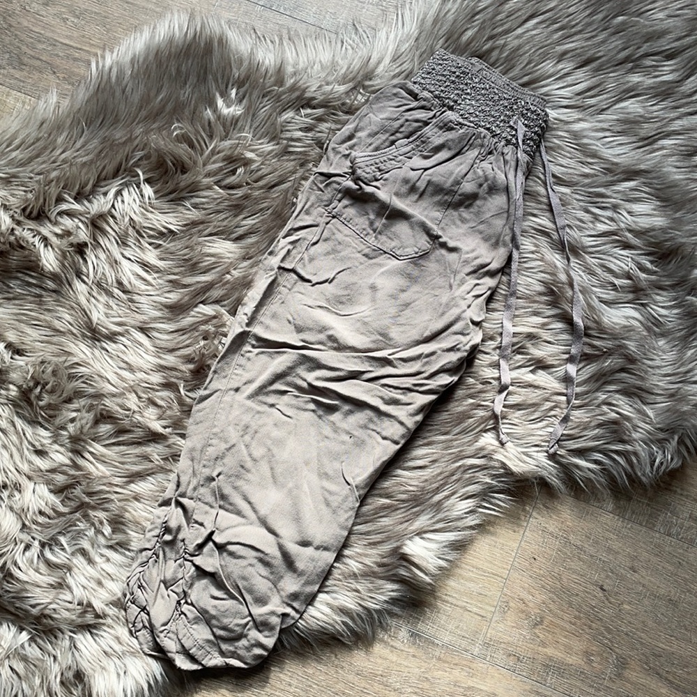 Gray cotton Rewash pant (harlem / genie) - small